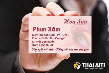 thiet ke card vizit spa lam dep 1