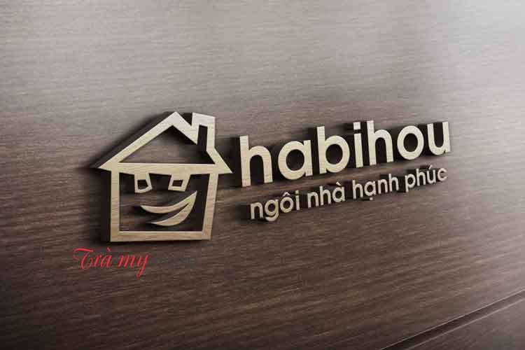 thiet ke logo habihou 1