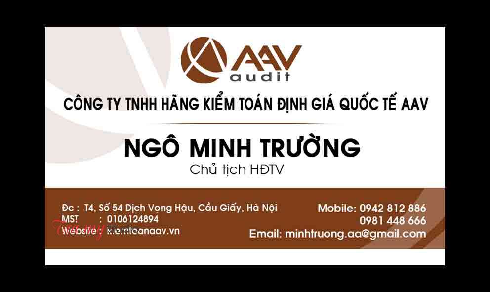 Thiết kế card visit kinh doanh hiệu quả