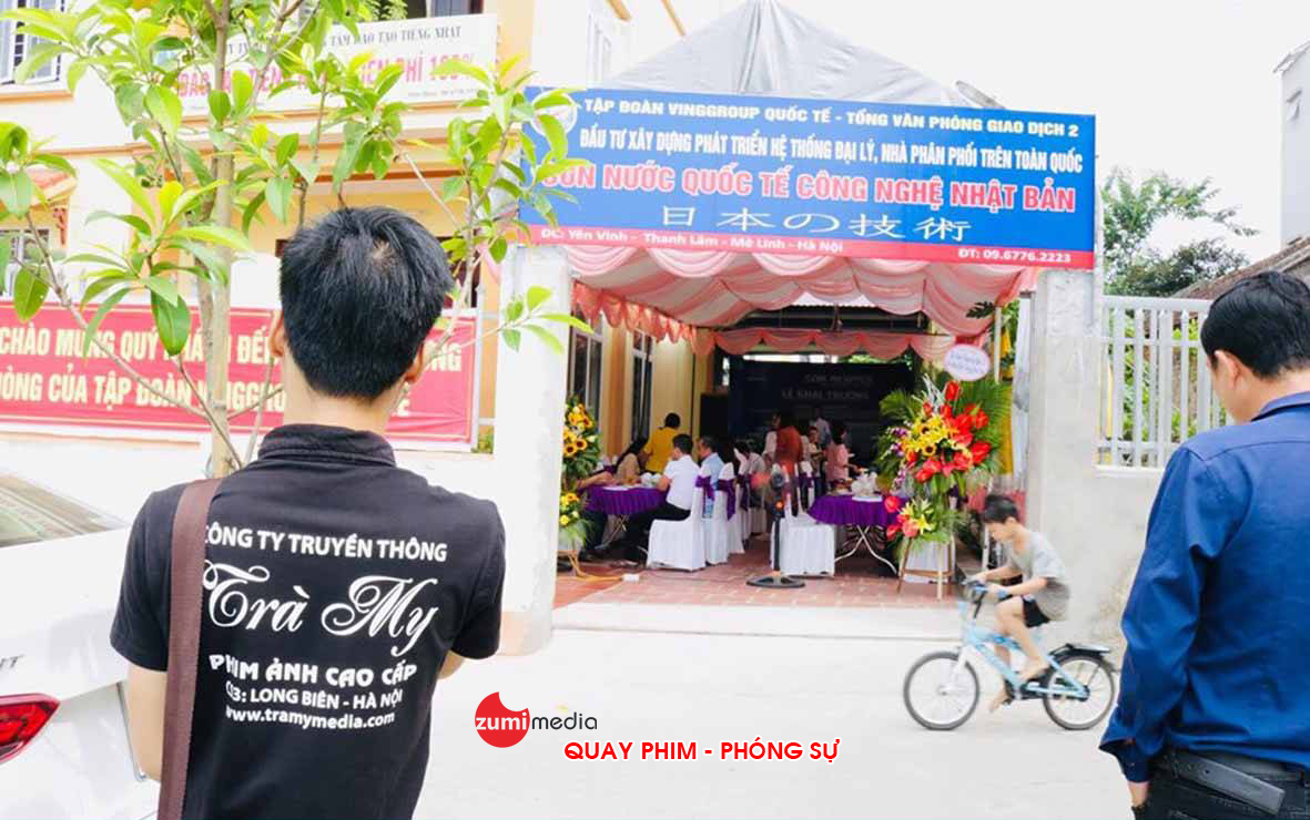 quay phim khai truong tai me linh hanoi 1