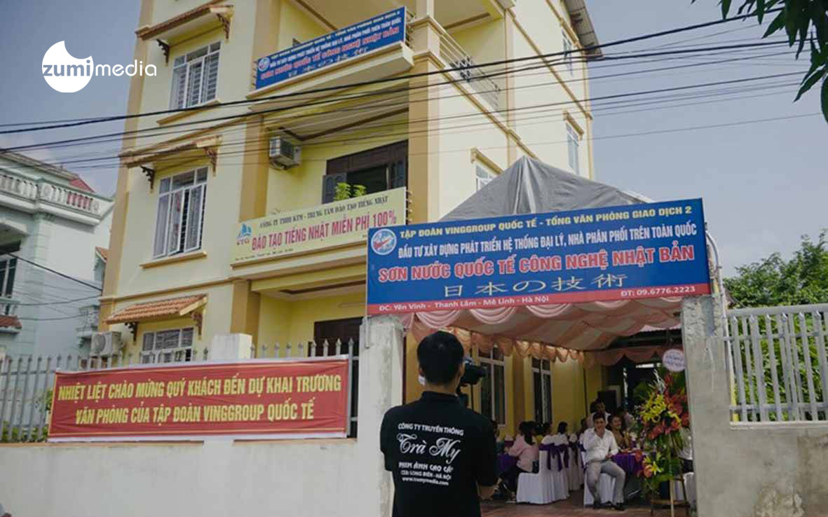 Dịch vụ quay Phim chụp ảnh sự kiện 45 năm gặp gỡ Đồng Đội tại Sầm Sơn - Thanh Hóa 16 quay phim khai truong tai me linh hanoi 3