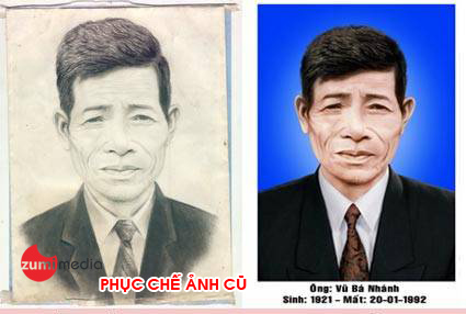 Phục chế ảnh cũ Long Biên