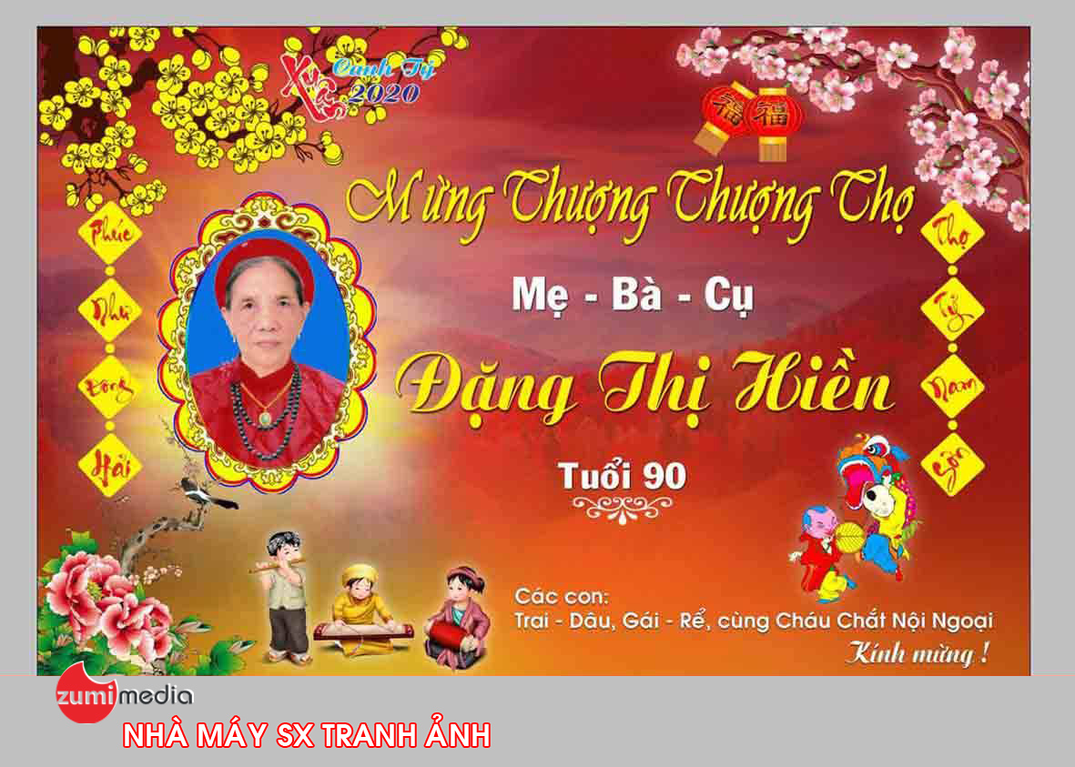 Xưởng sản xuất tranh mừng thọ lớn nhất tại Thanh Hóa 5 thiet ke va in tranh mung tho theo yeu cau 32804