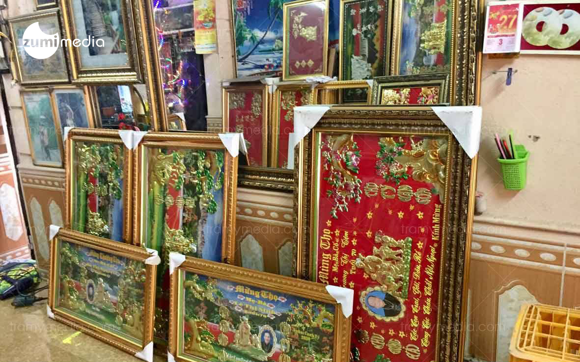 Sản xuất Tranh Đồng Mừng Thọ cho khách hàng tại Phú Thọ 10 xuong san xuat tranh anh 12