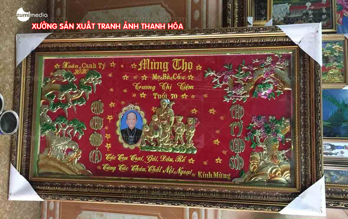 Sản xuất Tranh Đồng Mừng Thọ cho khách hàng tại Phú Thọ 8 xuong san xuat tranh anh 17