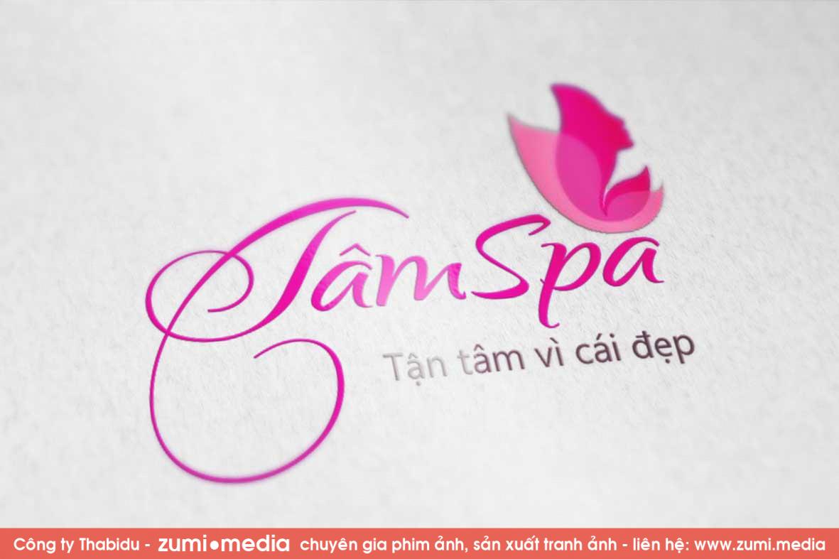 thiet ke logo tamspa 2