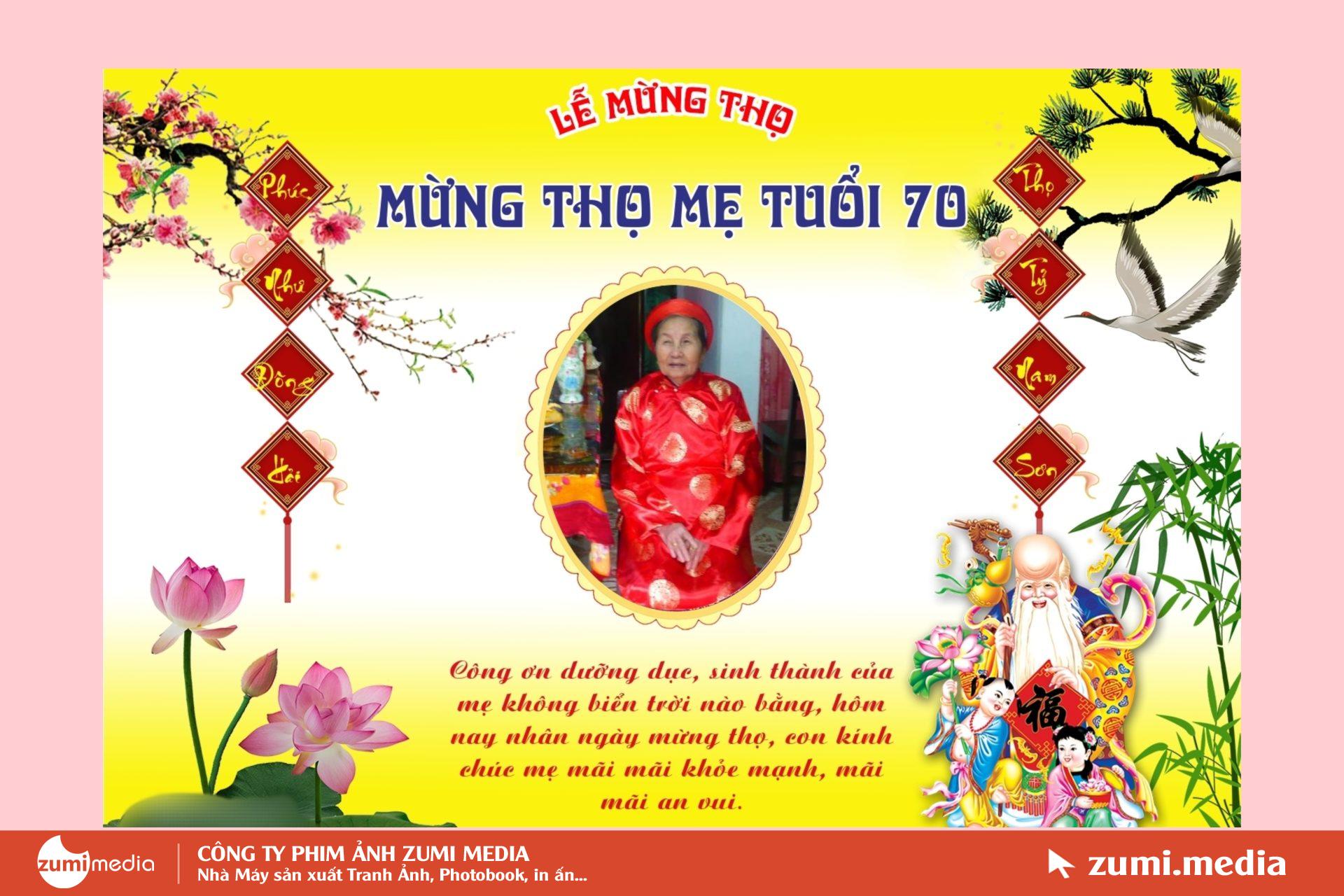 in tranh mung tho 80x120 ep go trang guong cao cap 18157