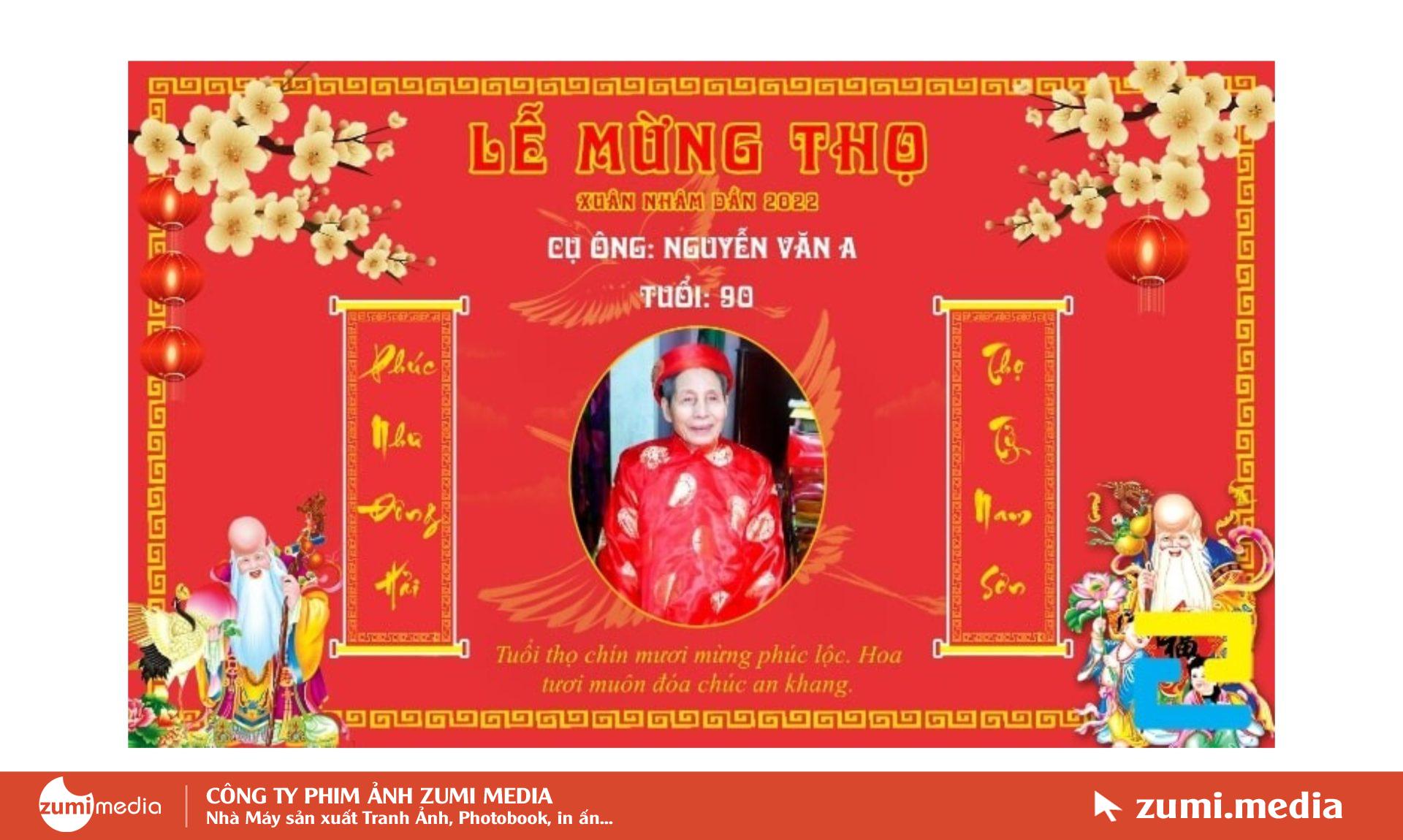 Xưởng sản xuất tranh mừng thọ lớn nhất tại Thanh Hóa 3 in tranh mung tho 80x120 ep go trang guong cao cap 53276