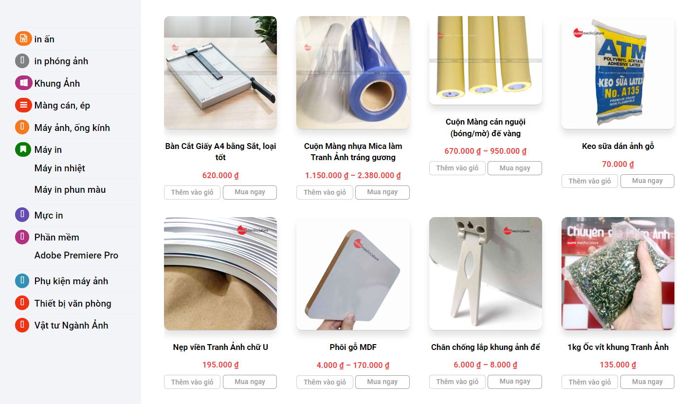 Vật tư ngành ảnh 2 Vattunganhanh