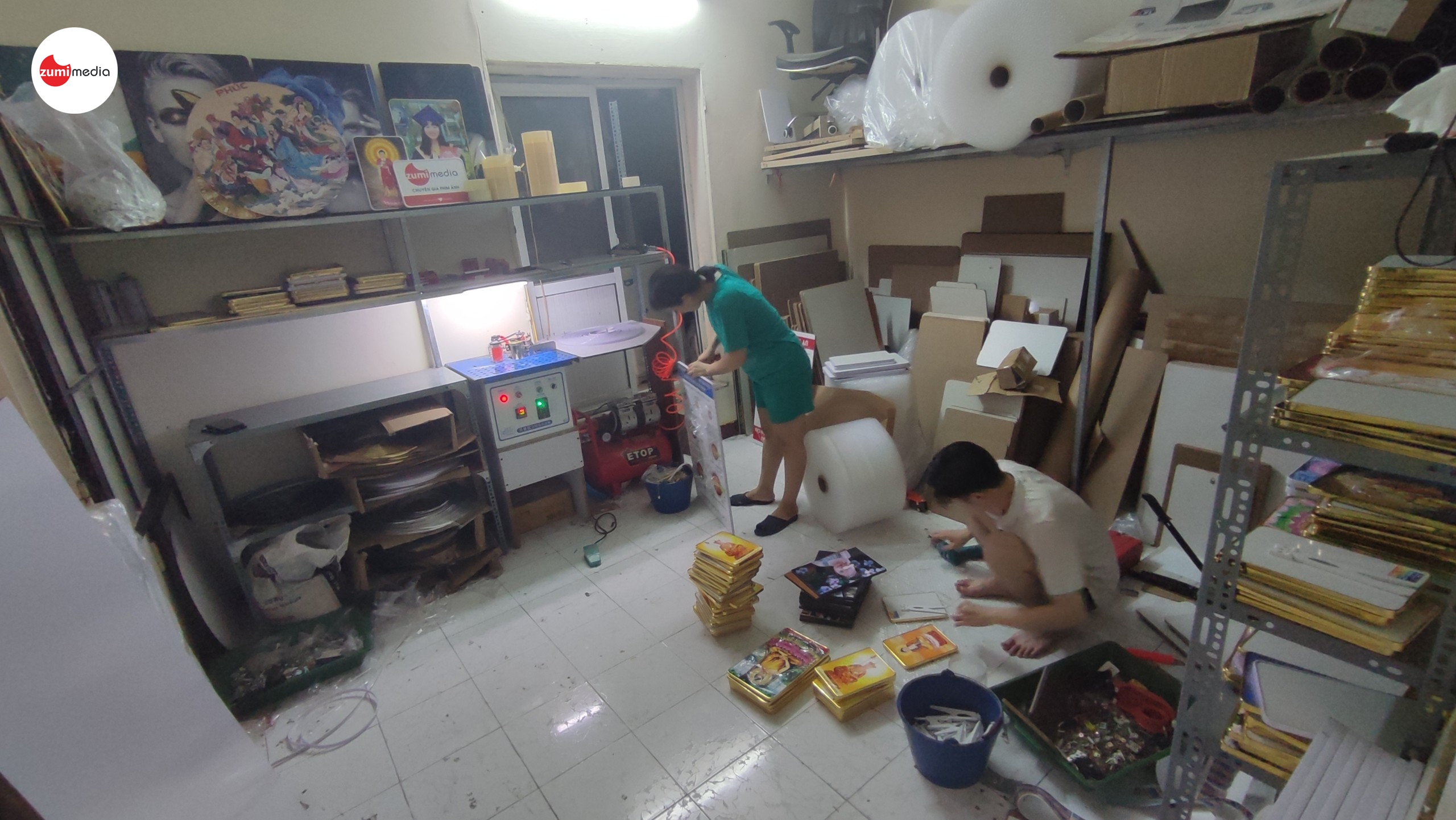 Nhà máy sản xuất Tranh ảnh Phật Giáo lớn nhất Việt Nam 37 in anh gia re 12