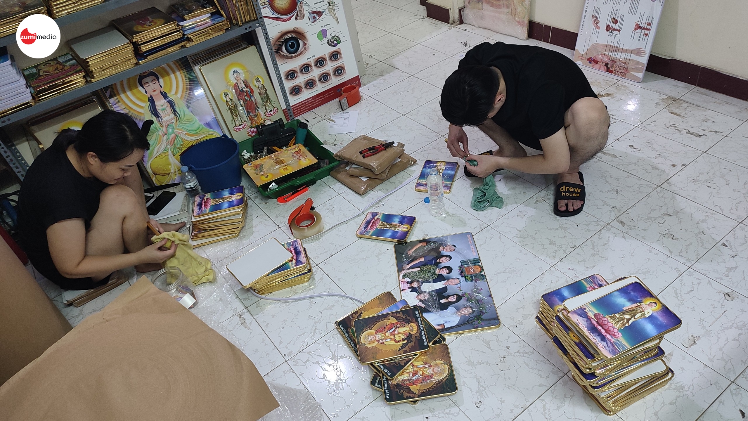 Nhà máy sản xuất Tranh ảnh Phật Giáo lớn nhất Việt Nam 35 in anh gia re 9