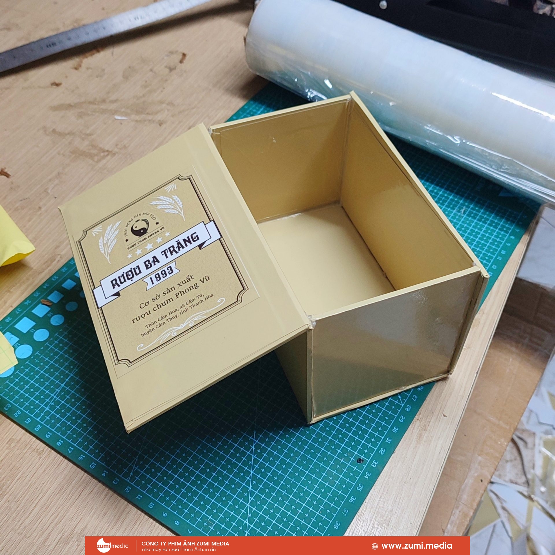 in tem nhãn Decal, card name, hộp cứng Rượu Ba Trăng - Cẩm Thủy - Thanh Hóa 1 in tem nhan Decal card name hop cung Ruou Ba Trang Cam Thuy Thanh Hoa 1