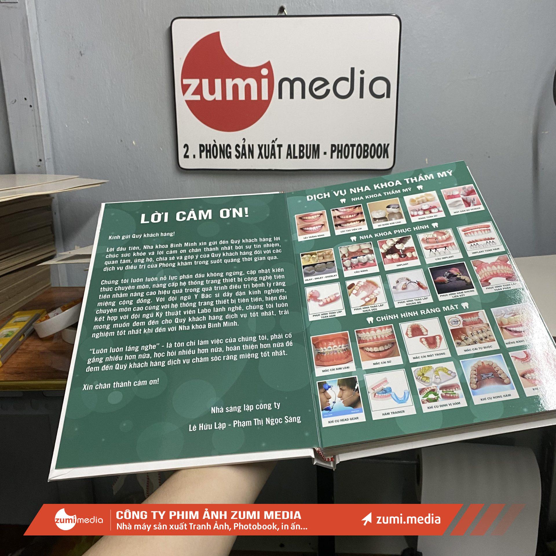 In Menu Photobook Nha Khoa Thẩm Mỹ Bình Minh 2 in menu photobook nha khoa tai quang binh 47698