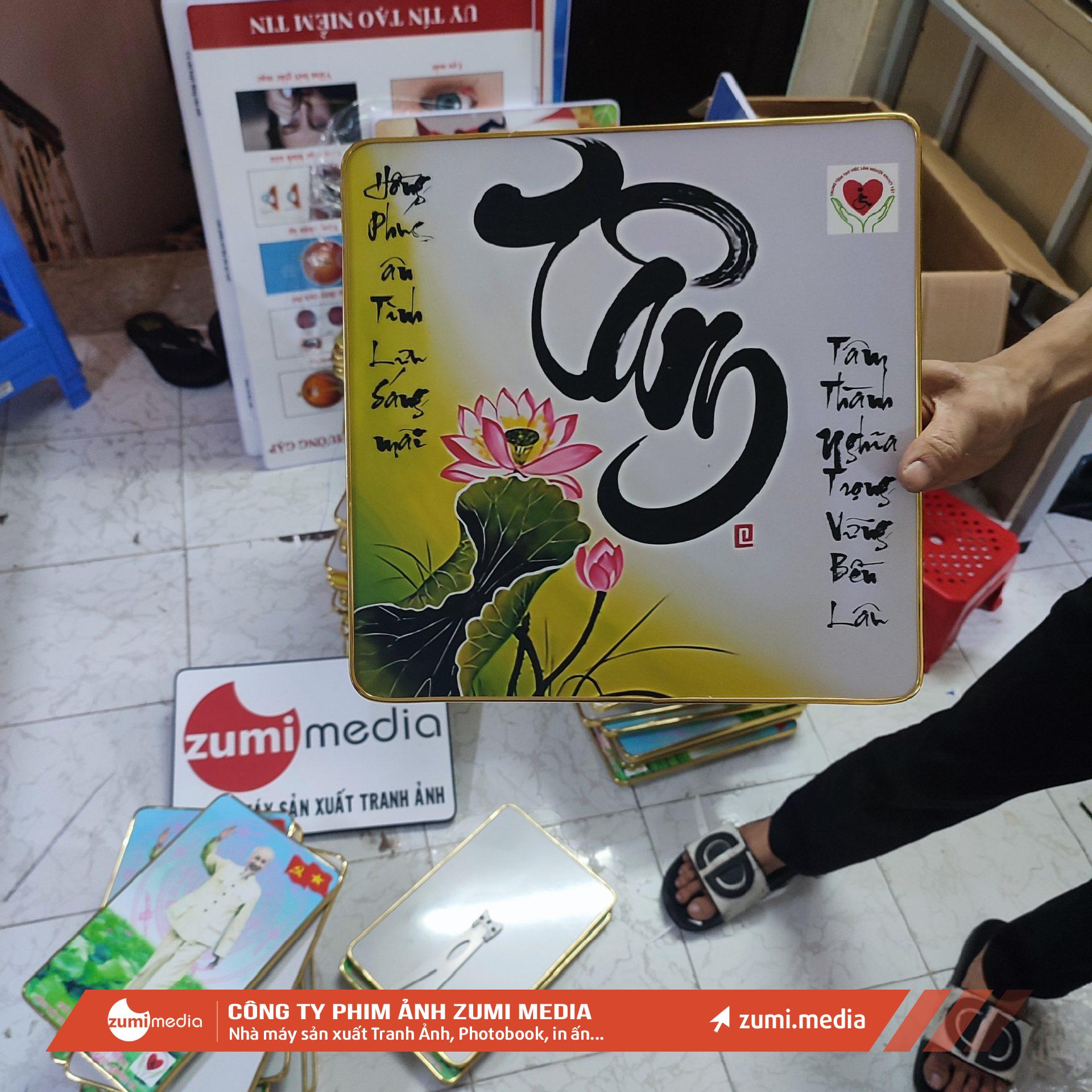 Nhà máy sx tranh ảnh Phật Giáo lớn nhất Việt Nam, xưởng in Tranh tráng gương cao cấp 59 xuong in anh lab zumimedia 19