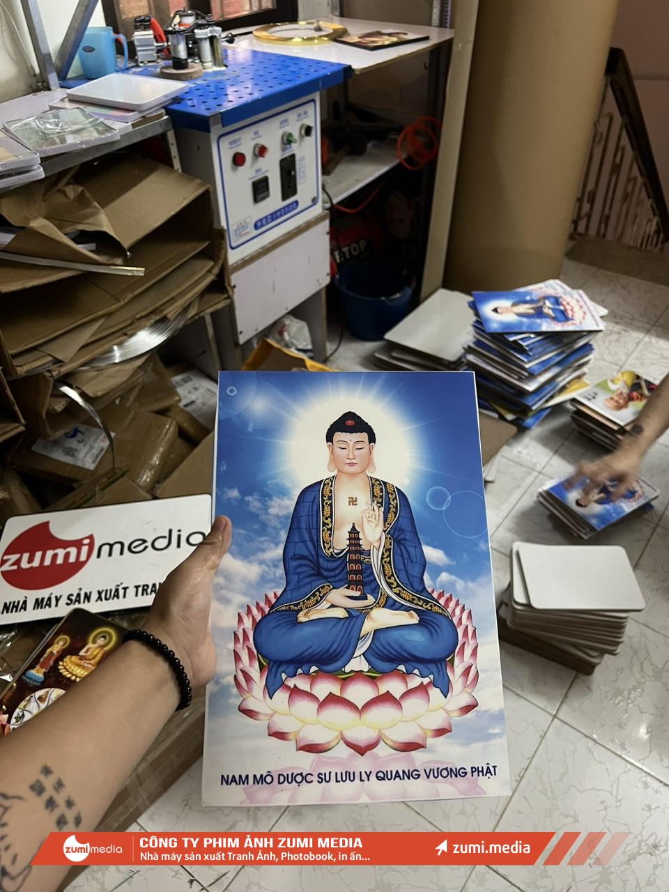Nhà máy sx tranh ảnh Phật Giáo lớn nhất Việt Nam, xưởng in Tranh tráng gương cao cấp 17 in anh zumimedia 13