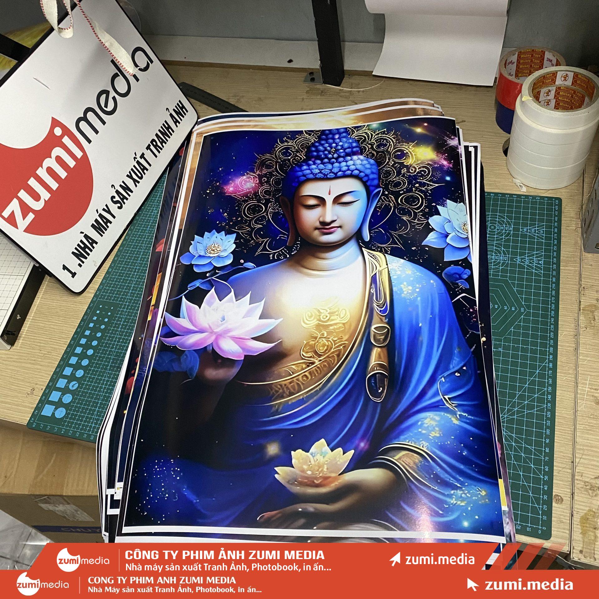 Tranh Ảnh Phật Giáo 6 tranh phat nen treo o dau trong nha in tranh phat o dau uy tin 2335
