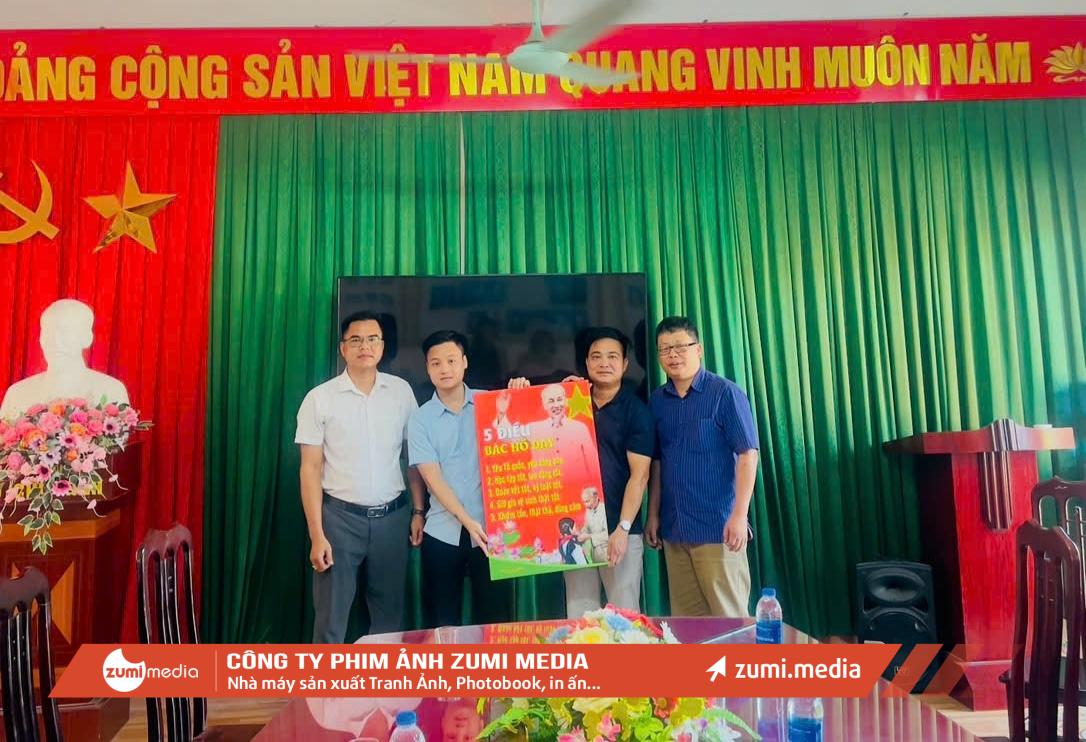 Tài trợ - thiện nguyện 8 Zumi Media han hanh tai tro tranh anh trang tri Truong THCS Danh Thang Hiep Hoa Bac Giang 2