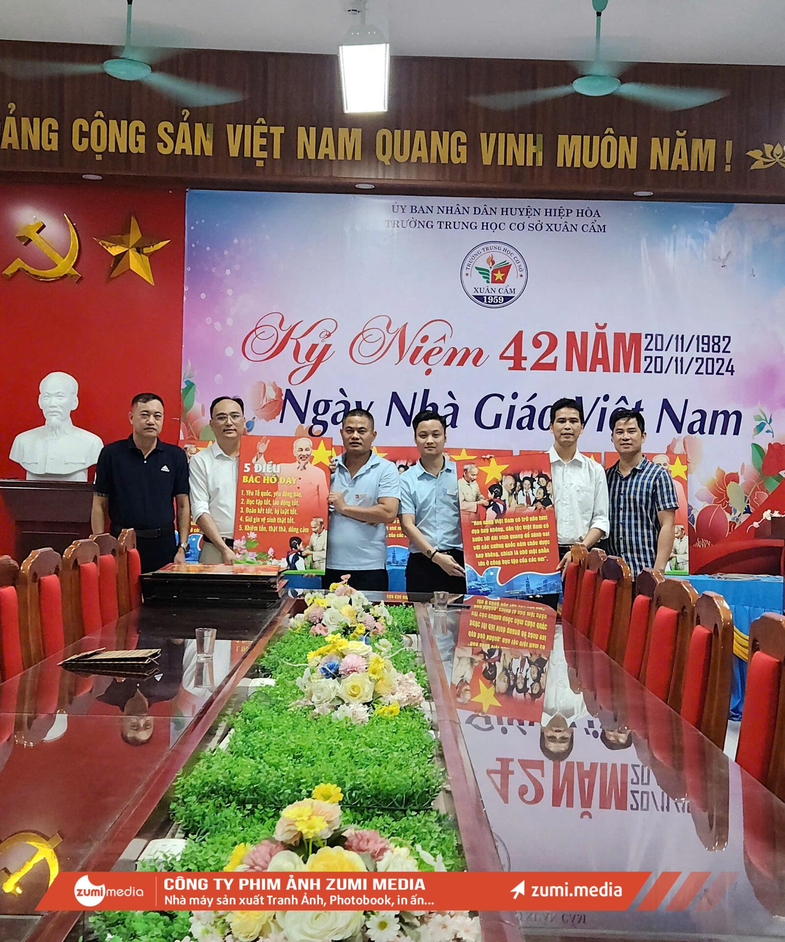 Giới thiệu 26 Zumi Media Tai Tro Tranh Anh Trang Tri Cac Phong Hoc Truong THCS Xuan Cam Hiep Hoa Bac Giang 4