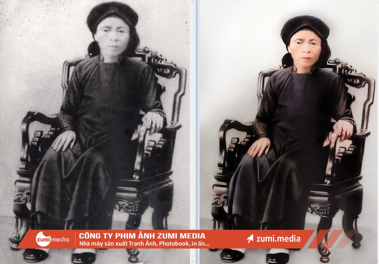 Zumi Media phục chế ảnh cũ cho khách hàng tại Hà Nội 5 Zumi Media phuc che anh cu cho khach hang tai Ha Noi 1