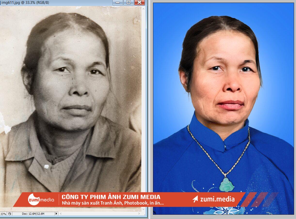 Dịch vụ in ảnh thờ lấy ngay 15 Zumi Media phuc che anh cu cho khach hang tai Ha Noi 5